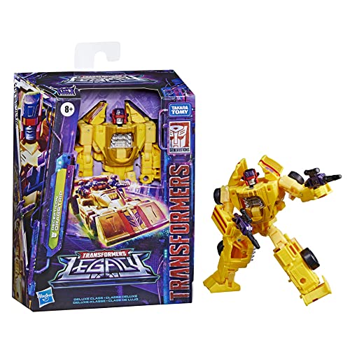 Transformers Juguetes Generations Legacy - Figura de Decepticon Dragstrip de Lujo - 13,5 cm - Edad: 8 F3020