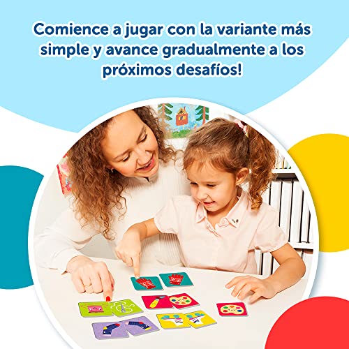 Trefl - Memos Clásico y Más, Paw Patrol - Juego Educativo De Memoria para Niños Pequeños, Encontrar Pares De Imágenes, Varias Variantes Divertidas, Escudo Aleatorio, para Niños A Partir De 3 Años