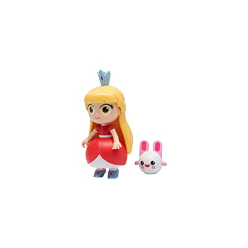 True and The Rainbow Kingdom Grizelda & Wish True's Strawberry Racer con figuras articuladas coloridas y lindas de Bartleby y coche de carreras de juguete, a partir de 3 años, Ages 3+ (Bandai USS1231)