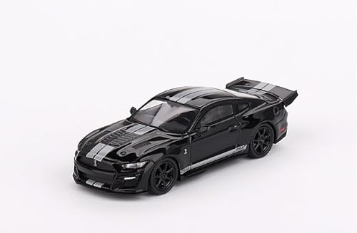 True Scale Miniatures Modelo de coche compatible con Shelby GT500 Dragon Snake Concept Black 1/64 Diecast Model Car MGT00575