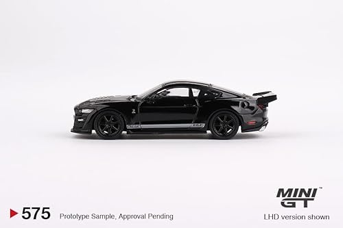 True Scale Miniatures Modelo de coche compatible con Shelby GT500 Dragon Snake Concept Black 1/64 Diecast Model Car MGT00575