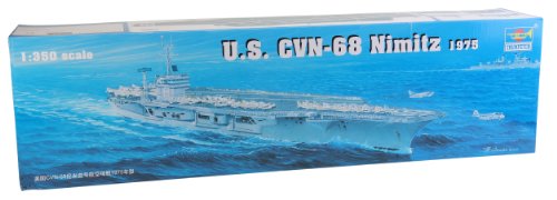 Trumpeter 05605 - Maqueta de Portaaviones USS Nimitz CVN-68 1975 [importado de Alemania]