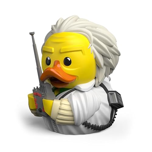 TUBBZ Figura Coleccionable de Pato de Goma de Vinilo Doc Brown de edición en Caja, mercancía Oficial de Regreso al Futuro - TV, películas y Videojuegos