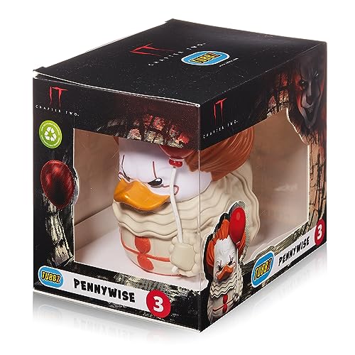 TUBBZ Figura Coleccionable de Pato de Goma de Vinilo Pennywise de edición en Caja, mercancía Oficial de TI - TV, películas y Videojuegos