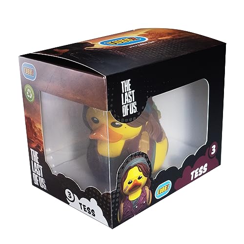 TUBBZ Figura de Pato de Goma de Vinilo Coleccionable de Tess de edición en Caja, Producto Oficial de The Last of Us, TV, películas y Videojuegos