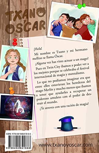 Txano y Óscar 5 - El conjuro escarlata: Libros de aventuras y misterio para niños (7 - 12 años) (Las aventuras de Txano y Óscar)