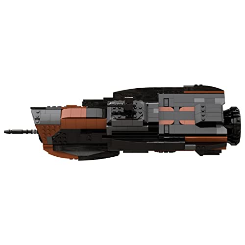 TYFUN MOC-51290 - Juego de bloques de construcción de nave espacial, acorazado de ciencia ficción MCRN Morrigan Class Destroyer, 972 piezas de nave espacial, bloques de sujeción, compatible con Lego