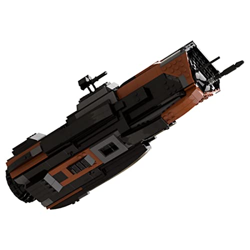 TYFUN MOC-51290 - Juego de bloques de construcción de nave espacial, acorazado de ciencia ficción MCRN Morrigan Class Destroyer, 972 piezas de nave espacial, bloques de sujeción, compatible con Lego