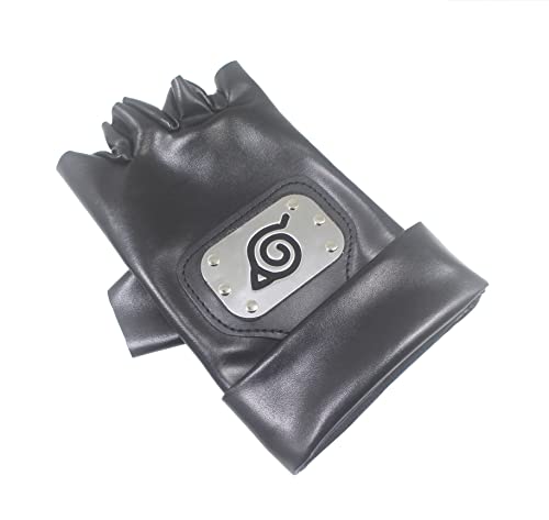 Udekit Naruto Kakashi Guantes Ninja Metal Espesar Resistente A Los Arañazos Víspera De Todos los Santos Cosplay Disfraz