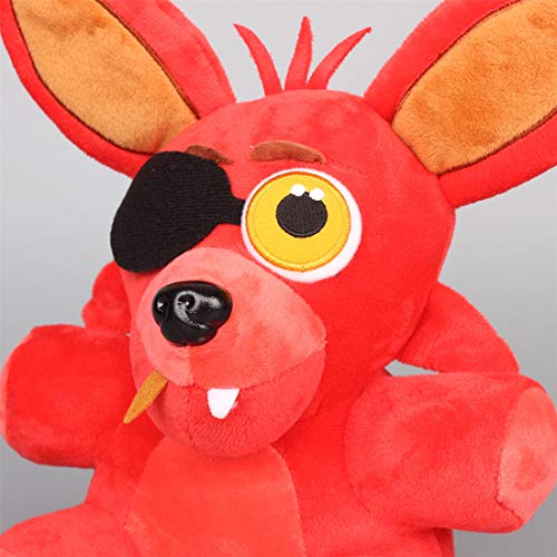 uiuoutoy FNAF Peluche Five Nights At Freddy's Plushies Toys Circus Baby Funtime Foxy Golden Freddy Bear Muñeca suave regalo para niños (Foxy 10 pulgadas)