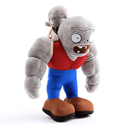 uiuoutoy Zombies Juguetes de peluche Juego Gigante Gargantuar Zombie 33cm Muñecas de peluche suave Regalo para niños