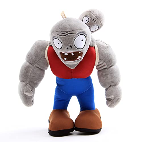 uiuoutoy Zombies Juguetes de peluche Juego Gigante Gargantuar Zombie 33cm Muñecas de peluche suave Regalo para niños