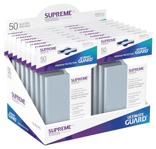 Ultimate Guard Supreme UX Mangas Juego de Cartas, Color Negro