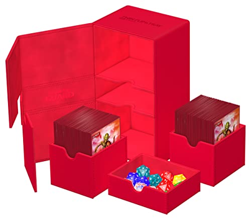 Ultimate Guard Twin Flip`n`Tray 200+ Monocolor Red