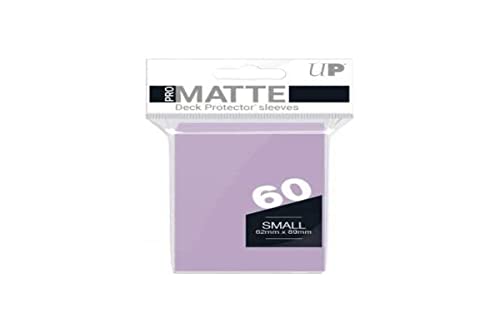 Ultra Pro Bolsas protectoras lilas mate pequeñas – 60 cubiertas