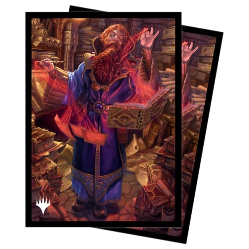 Ultra PRO - MTG Commander Masters 100 fundas para tarjetas de tamaño estándar - Obra de arte Commodore Guff, acabado mate con tecnología ChromaFusion, protege la magia: las tarjetas de reunión,