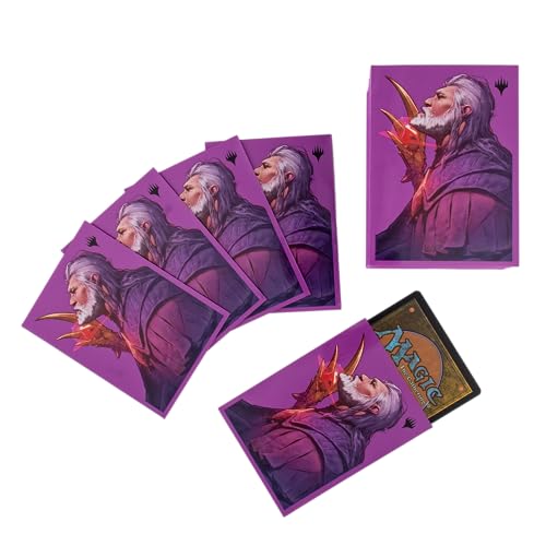 Ultra PRO - MTG Commander Masters 100 fundas para tarjetas de tamaño estándar - Urza, Lord High Artwork, acabado mate con tecnología ChromaFusion, protege la magia: The Gathering Cards Deck Protectors