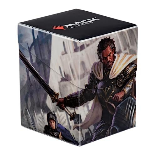 Ultra Pro,El Señor de los Anillos: Cuentos de la Tierra Media (100+ caja de cartas de tamaño estándar,Almacena y protege más de 100 tarjetas coleccionables, tarjetas de juego para MTG y DND