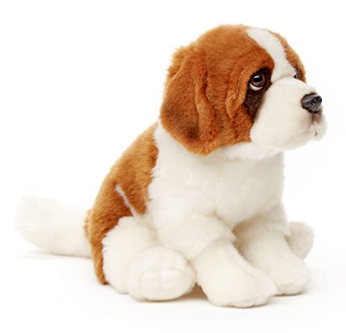 Uni-Toys - Bernardo sentado - 25 cm (altura) - Perro de peluche - Peluche de peluche.