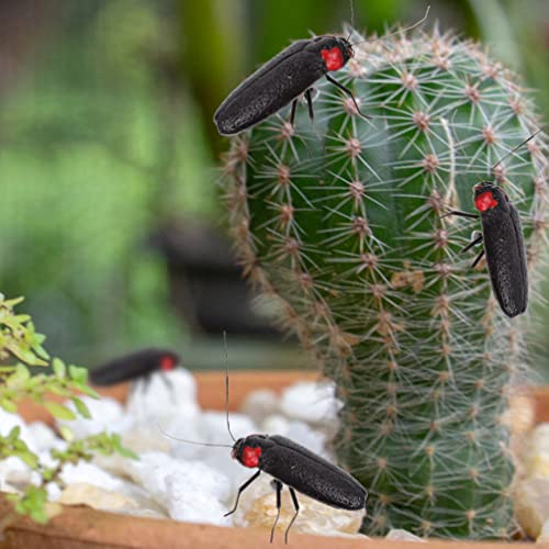 UPKOCH Figuras De Luciérnaga De Plástico Juguetes 6 Uds. Decoración De Hadas Animales De Jardín Educación Temprana Modelo De Luciérnaga Juguetes De Ciencia Biológica Microadorno De