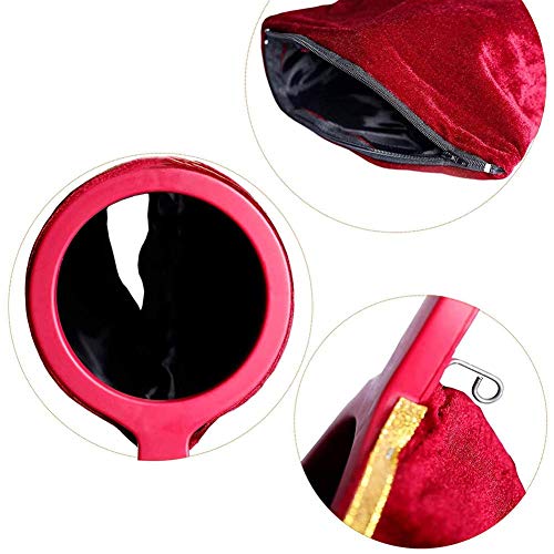 Uposao Magic Change Bag, Magische Tasche Magische Requisiten Magische Magische Trick mit einem Kunststoffgriff Magic Trick Prop Tricks Bag machen Dinge verschwinden Geschenk für Bühnenauftritt