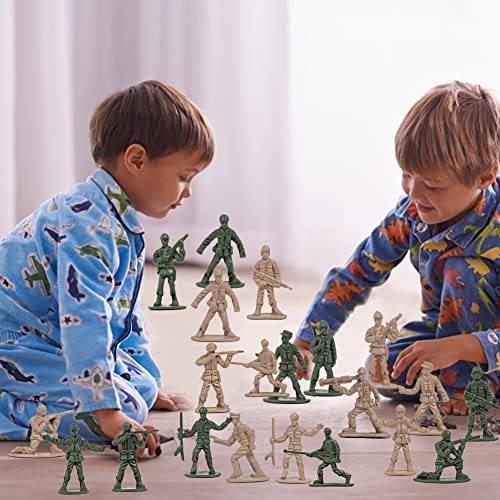 URFEDA Figuras Militares 360Pcs, Ejército Hombres Figuras Soldados Militares de Plástico Soldado Niños Juguete Conjunto de Mini Figuras Soldados Military Modelo Conjunto para Niños y Adultos