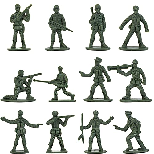 URFEDA Figuras Militares 360Pcs, Ejército Hombres Figuras Soldados Militares de Plástico Soldado Niños Juguete Conjunto de Mini Figuras Soldados Military Modelo Conjunto para Niños y Adultos