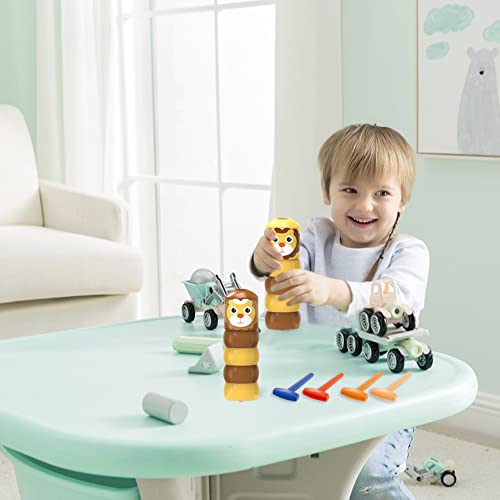 URFEDA Juguete Mágico de Hombre de Madera Irrompible, Little Wooden Man Magic Toy, Accesorios Mágicos Daruma Inmortales, 2021 Divertido Juguete Mágico de Madera para Regalo de Niños 2 PCS