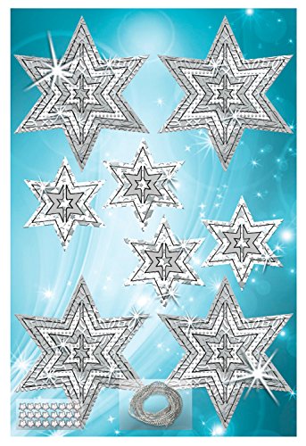 URSUS 21740099 – Juego de manualidades Paper Ornaments estrellas , color/modelo surtido