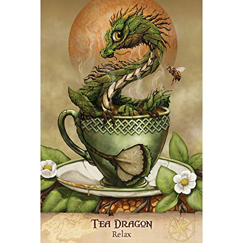 US Games Systems GUÍA DE CAMPO A TAROT DE GARDEN DRAGONS TAROT CON BOLSA DE TERCIOPELO