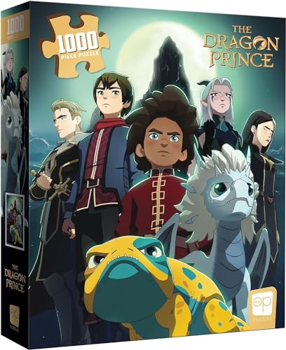 USAopoly- The Dragon Prince Heroes-Puzzle de 1000 Piezas Rompecabezas (PZ150-731-002200-06)