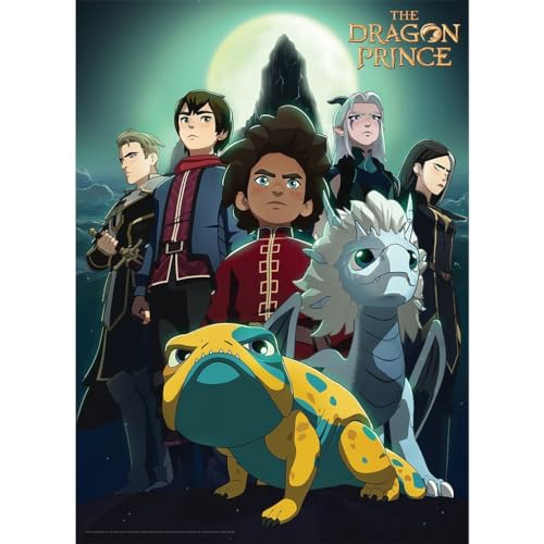 USAopoly- The Dragon Prince Heroes-Puzzle de 1000 Piezas Rompecabezas (PZ150-731-002200-06)