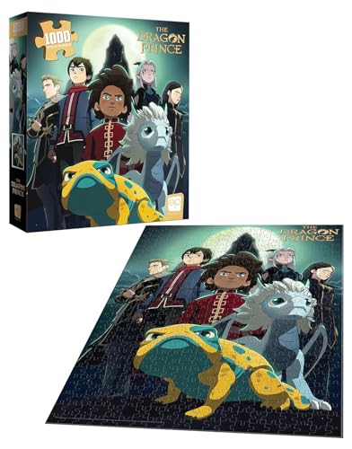 USAopoly- The Dragon Prince Heroes-Puzzle de 1000 Piezas Rompecabezas (PZ150-731-002200-06)