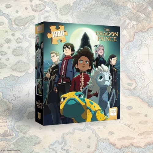 USAopoly- The Dragon Prince Heroes-Puzzle de 1000 Piezas Rompecabezas (PZ150-731-002200-06)