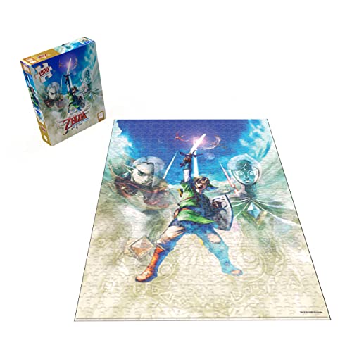 USAopoly- The Legend of Zelda Skyward Sword-Puzzle de 1000 Piezas Rompecabezas, Multicolor (PZ005-736-002200-06)