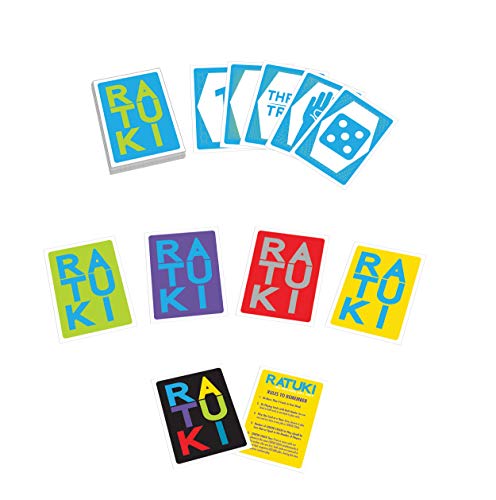 USAopoly The OP Ratuki - Juego de cartas rápido - Ideal para niños y padres - 2-5 jugadores - Edades 7+ - Inglés