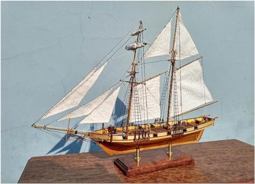 VENBER Escala 1/96 Kit de construcción de Modelo de Barco Antiguo clásico 847 Barco de Vela de Madera DIY Hobby Boat