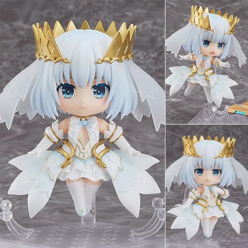 Versión Q de las figuras de arcilla de muñeca de origami Tobiichi de la batalla de citas | Modelo de estatua de anime de chica de belleza cambiable con cara móvil y postura de soporte de PVC | Adornos