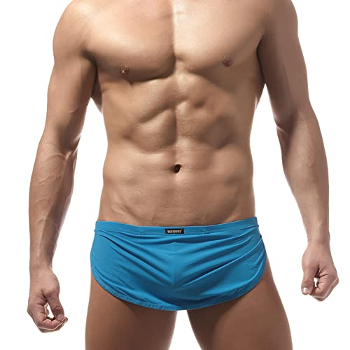 Vexiangni New Online Shop - Calzoncillos para hombre y mujer, diseño sexy, azul, XL