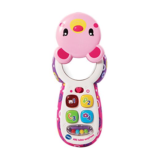 VTech Allô Bébé Surprises rose juguete para el aprendizaje - juguetes para el aprendizaje (AAA, 6 mes(es), 58 mm, 125 mm, 191 mm, 210 g)