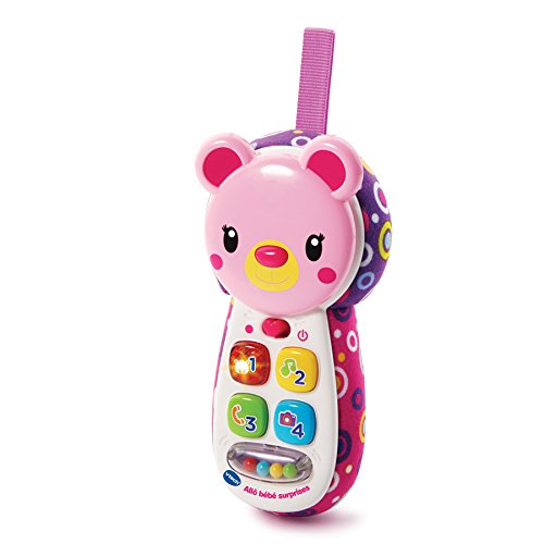 VTech Allô Bébé Surprises rose juguete para el aprendizaje - juguetes para el aprendizaje (AAA, 6 mes(es), 58 mm, 125 mm, 191 mm, 210 g)