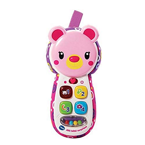 VTech Allô Bébé Surprises rose juguete para el aprendizaje - juguetes para el aprendizaje (AAA, 6 mes(es), 58 mm, 125 mm, 191 mm, 210 g)