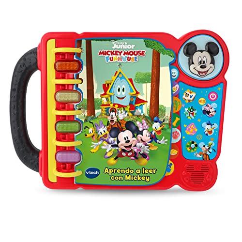 VTech - Aprendo a leer con Mickey | Libro educativo para niños +3 años | Versión ESP