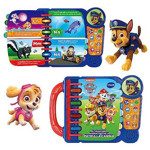 VTech Libro Interactivo de la Patrulla Canina 10 Aniversario, Color, Normal (3480-618122)