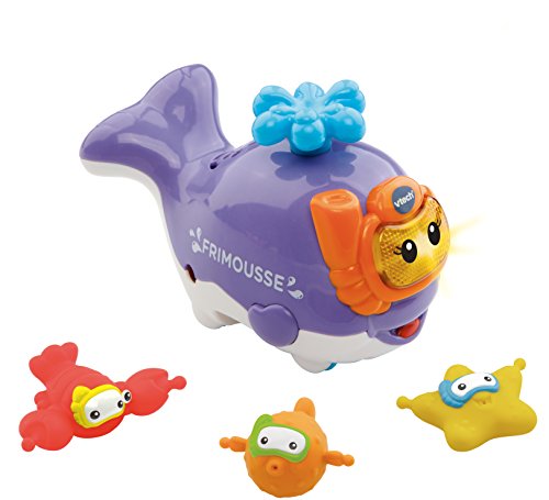 VTech Tut Tut Marins Frimousse, la baleine d'eau douce - juegos de baño, juguetes y pegatinas (la baleine d'eau douce, 1 año(s), 5 año(s), 91 mm, 277 mm, 213 mm, 280 g)