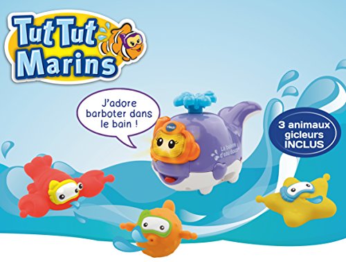 VTech Tut Tut Marins Frimousse, la baleine d'eau douce - juegos de baño, juguetes y pegatinas (la baleine d'eau douce, 1 año(s), 5 año(s), 91 mm, 277 mm, 213 mm, 280 g)