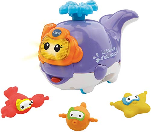 VTech Tut Tut Marins Frimousse, la baleine d'eau douce - juegos de baño, juguetes y pegatinas (la baleine d'eau douce, 1 año(s), 5 año(s), 91 mm, 277 mm, 213 mm, 280 g)