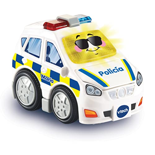 VTech - TutTut Bólidos Pack de 3 Coches con botón Sorpresa, María la policía, Valiente camión de Bomberos y Victoria Coche Carreras, Multicolor, Versión ESP