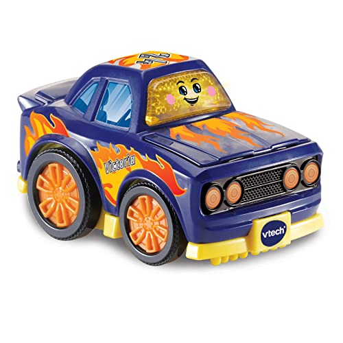 VTech - TutTut Bólidos Pack de 3 Coches con botón Sorpresa, María la policía, Valiente camión de Bomberos y Victoria Coche Carreras, Multicolor, Versión ESP