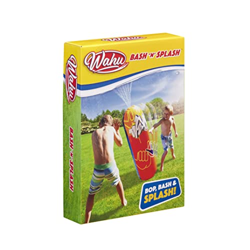 Wahu Saco Splash. Lanza agua ininterrumpidamente. Juego para aire libre niños y niñas. Diversión refrescante para verano. 110 centímetros de alto.